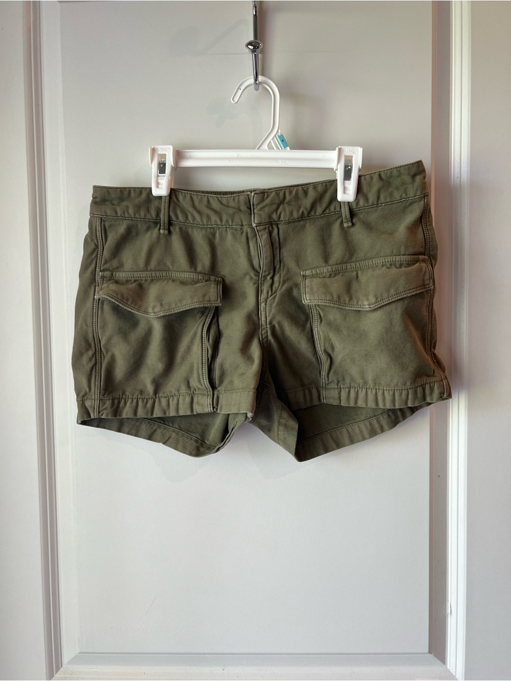 Rag & bone Olive Green Cargo Cotton Women's Shorts. Size 26